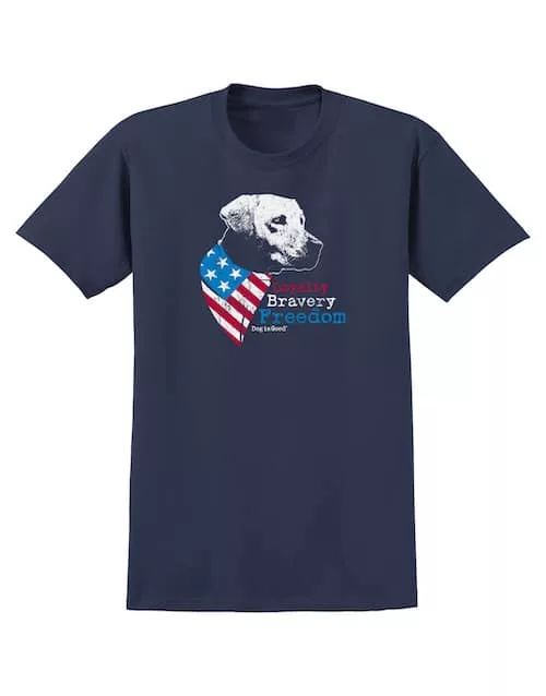 This attractive design is inspired by the mission of Cammies and Canines and is a cornerstone of the Dog is Good for Patriots program – a year-long effort to provide them support. Because of charitable contributions made from the sale of this item, it may be exempt from promotions.